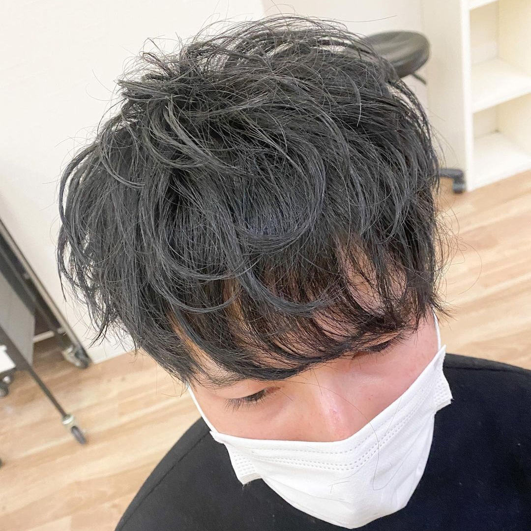 メンズヘアスタイルモデル