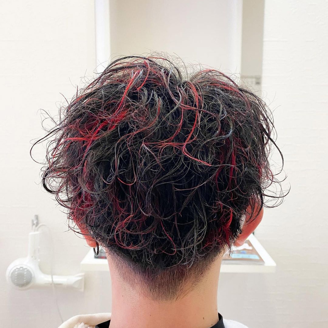 メンズヘアスタイルモデル