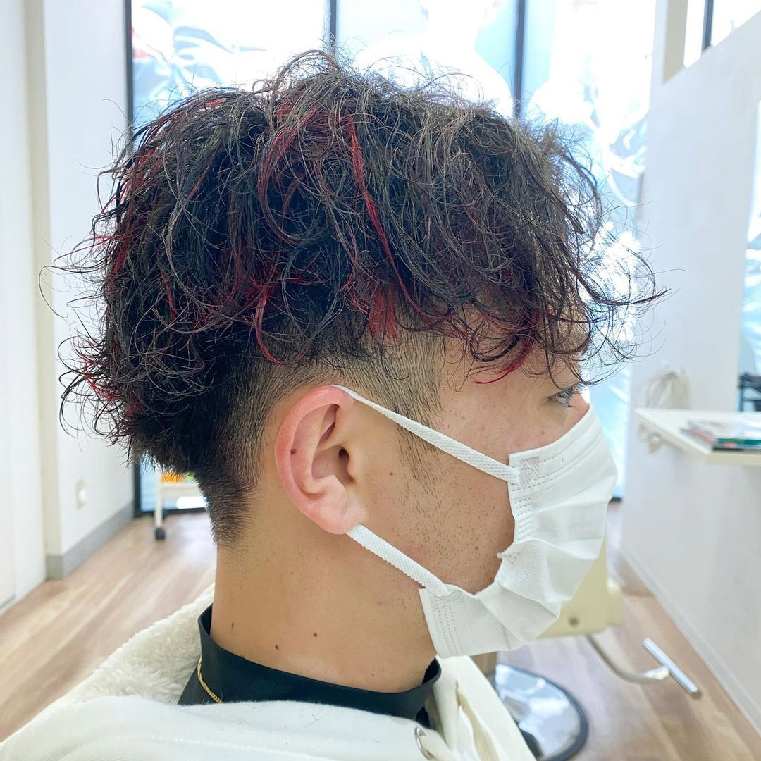 メンズヘアスタイルモデル