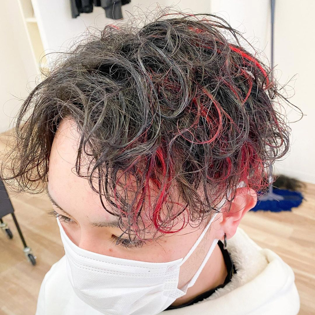 メンズヘアスタイルモデル